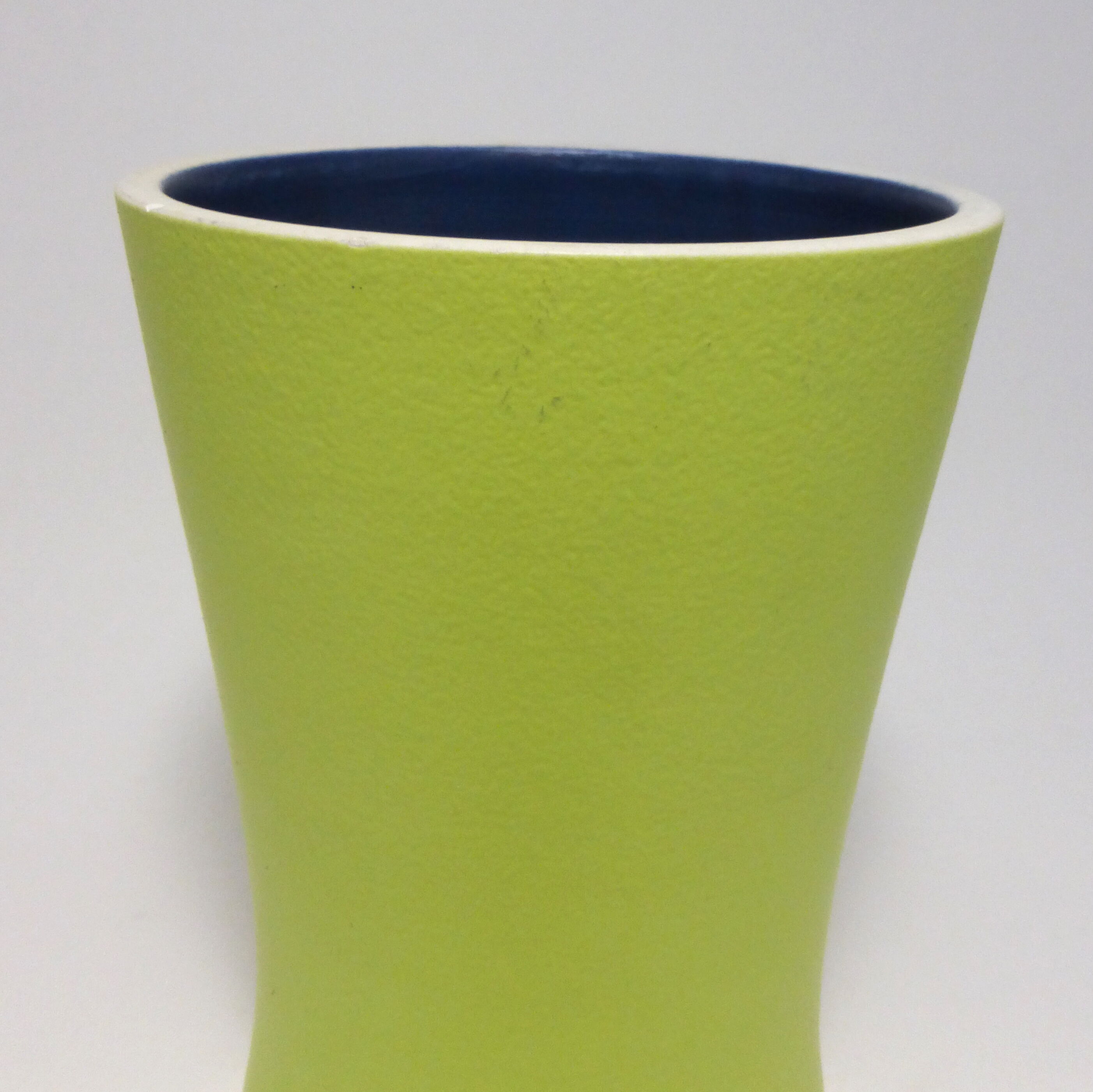 Vase anis en céramique Flavia Montelupo 1990