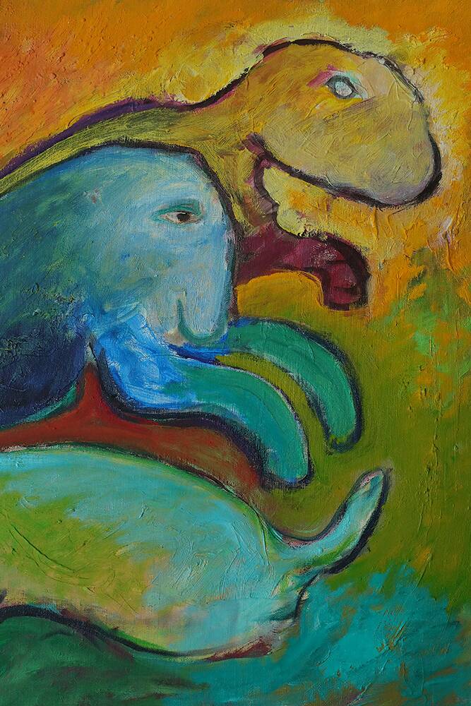 Lennart Lilja, Oil on canvas, 1950s