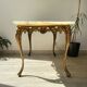 Table basse en marbre et bronze vintage