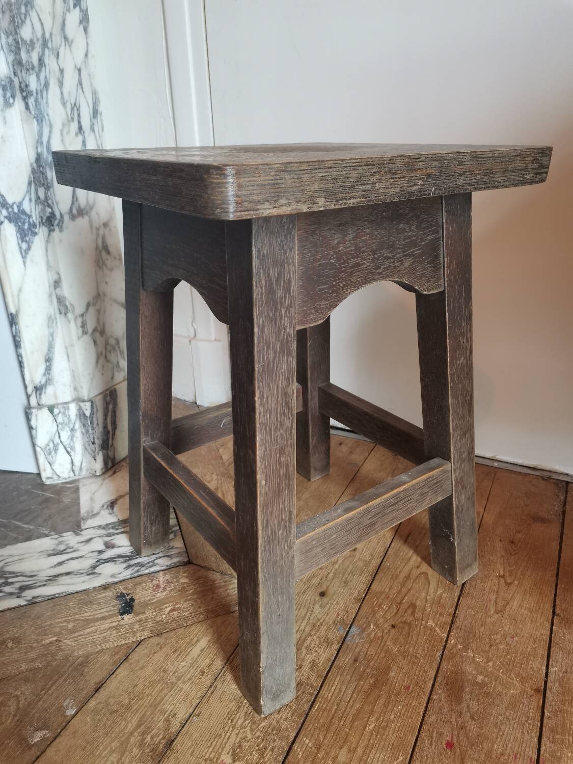 Old wooden stool