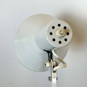 Vintage White Italian Architect Table Lamp, 1970s