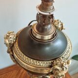 19th century Empire style gilded bronze cassolette lamp