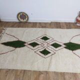 Handmade wool Berber rug 260 X 150 CM