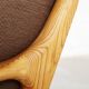 Danish Modern Pine  Armchair & Stool  by C. F. C. Silkeborg