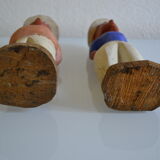 Couple of settlers African statuettes