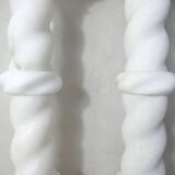 pair of alabaster columns