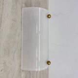 Vintage lucite and brass wall lamp ,1970s
