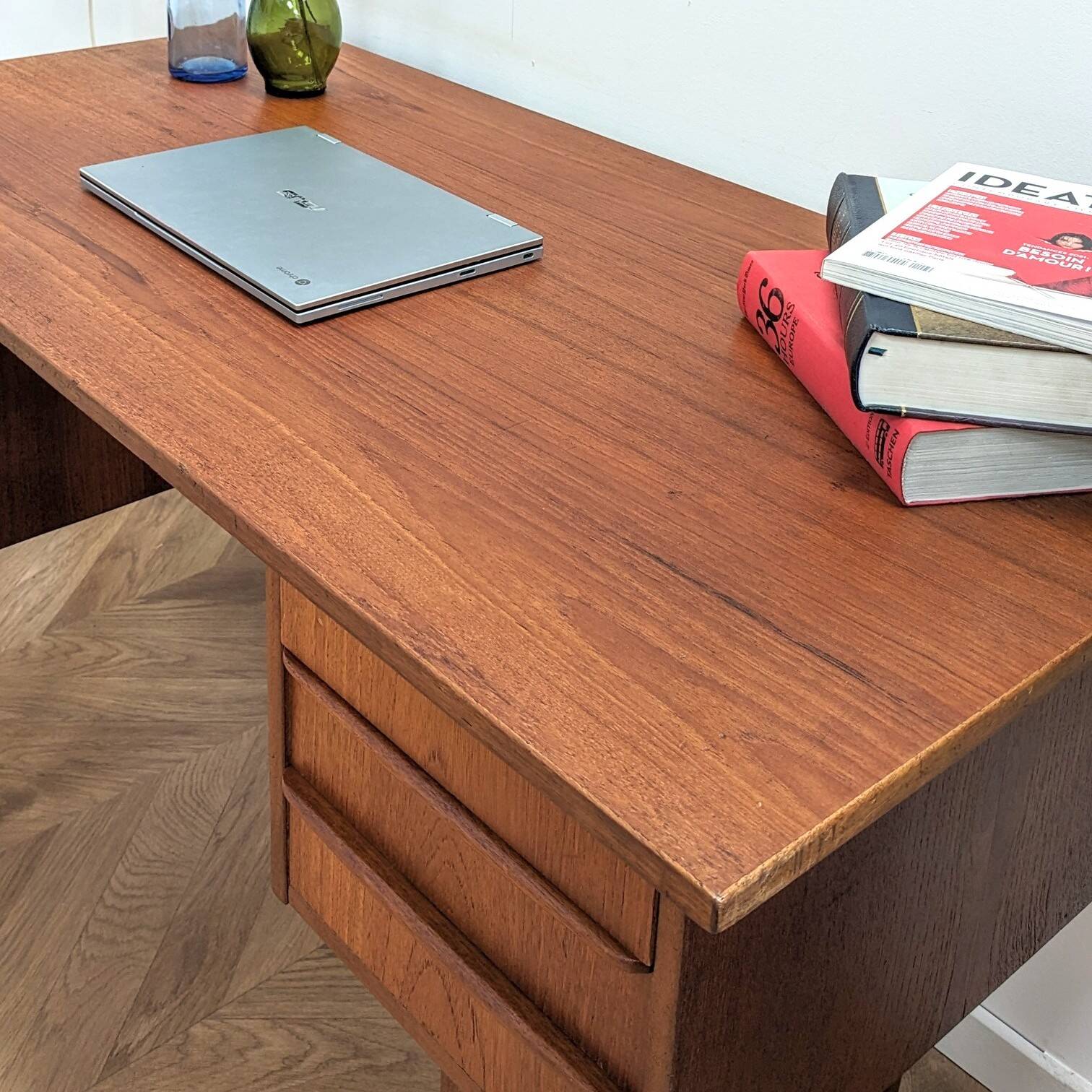Danish vintage teak desk