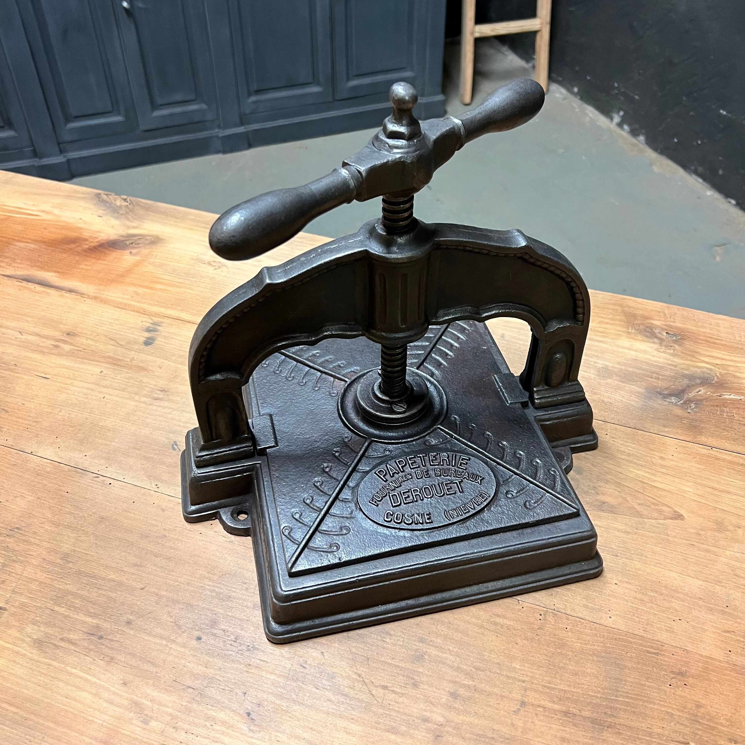 Old cast iron press