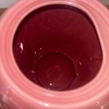 Pink floral slip teapot