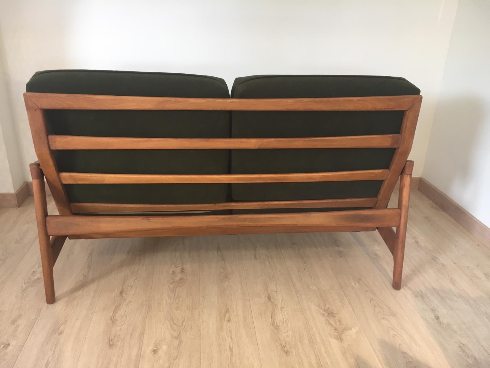 Scandinavian teak sofa