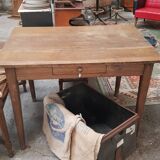 Old estaminet farm table