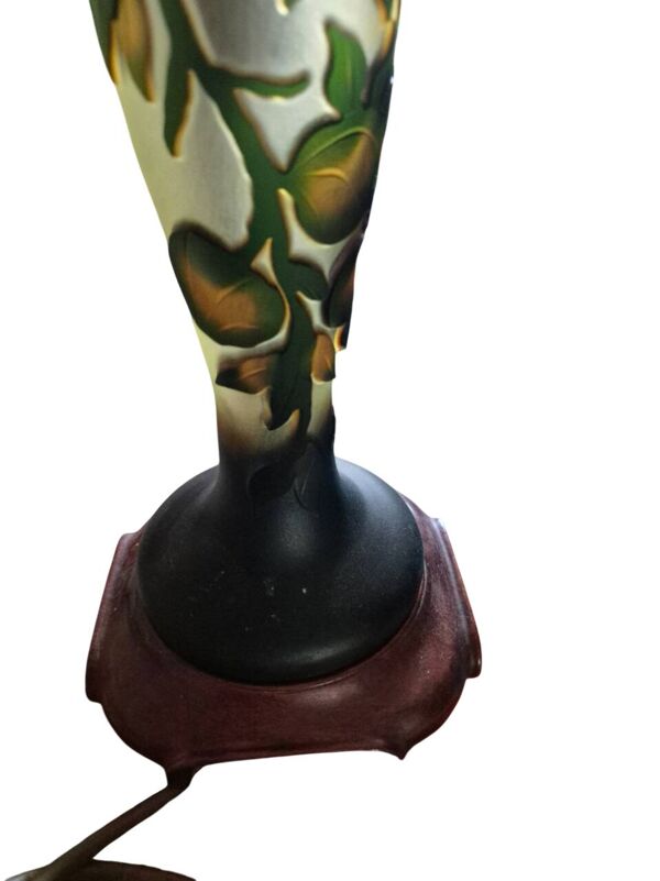 lampe dégagé a l'acide signé Devianne 1950