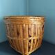 Vintage rattan pot cover