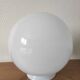 Opaline glass globe with a diameter of 20 cm.