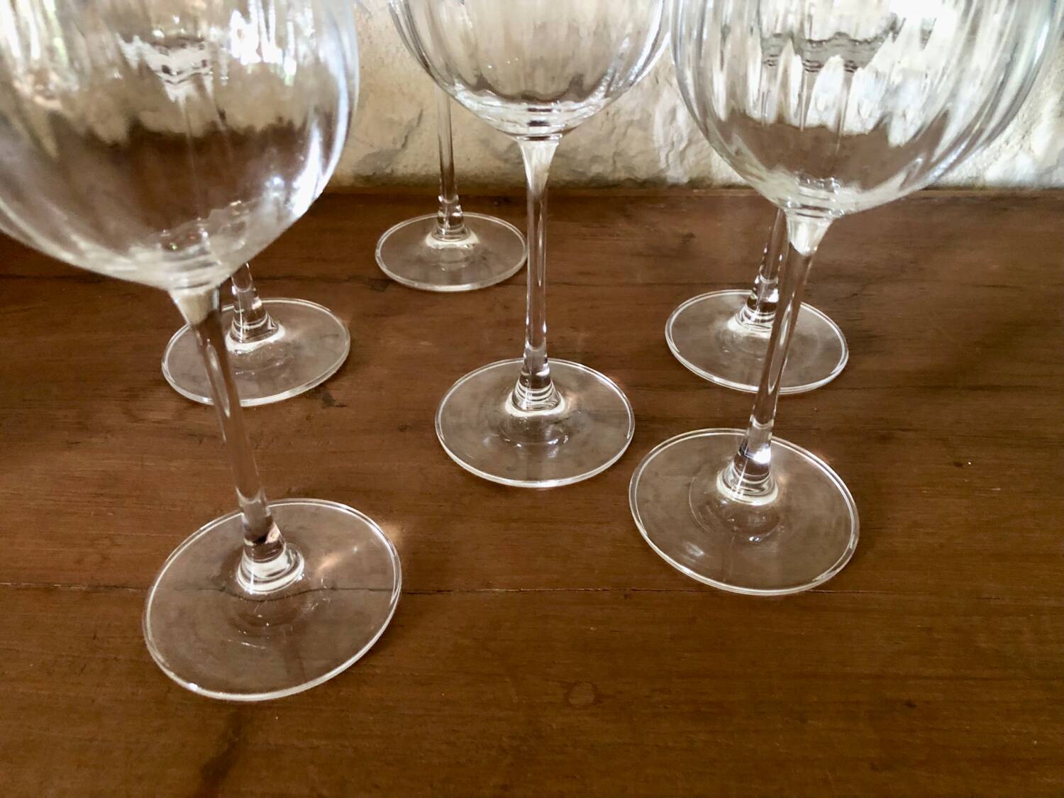 Ancient footed glasses