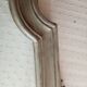 Old wood decoration, pediment, shell