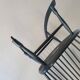 Black Lena Larsson for Nesto rocking chair 1960s