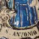 Plaque de dévotion en terre cuite Abbé Saint Antoine, XIX siècle