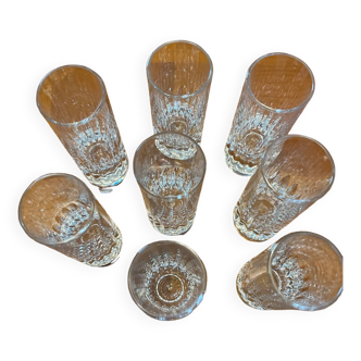Baccarat crystal digestive glasses