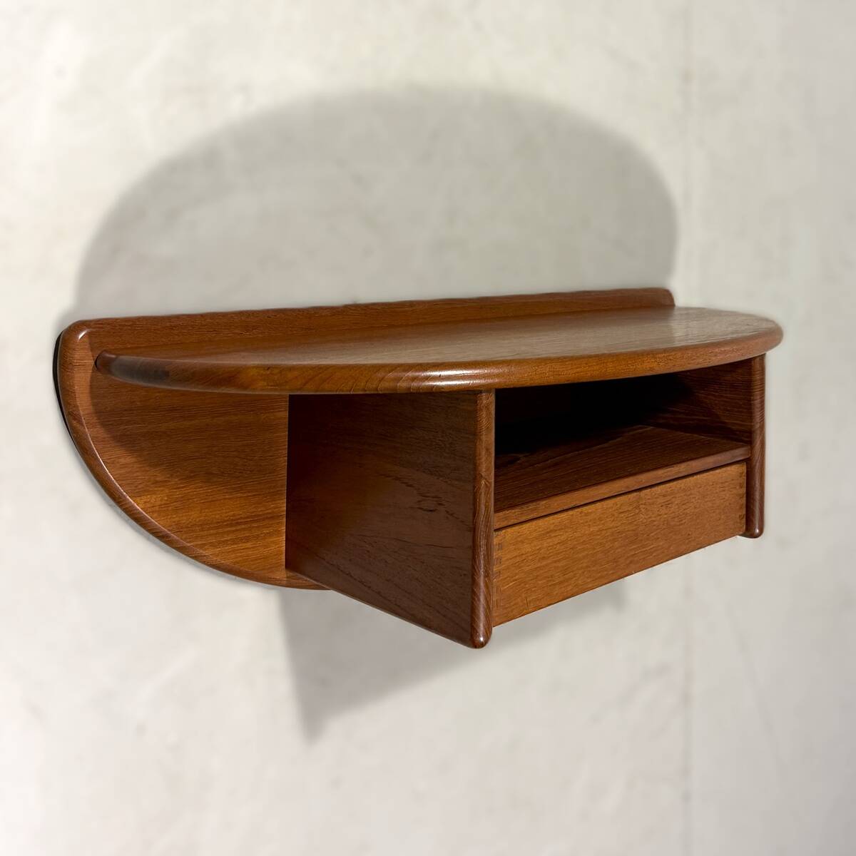 Kai Kristiansen teak wall console Vildbjerg Møbelfabrik Denmark 1960’s