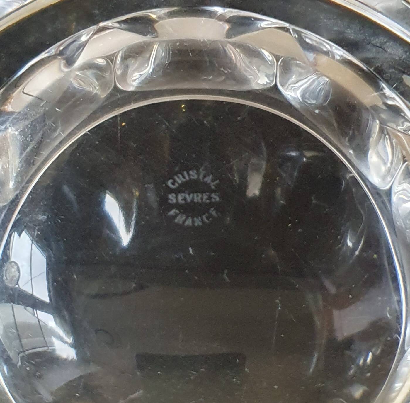 Sèvres crystal dish/trinket tray