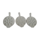 3 PILLIVUYT porcelain snail plates