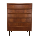 Commode teck scandinave type chiffonnier années 60