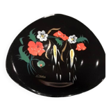 Decorative Longwy enamel plate