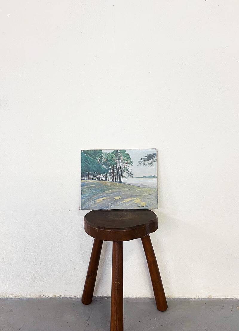 Painting “Dunes”, L.Grelier, 1962