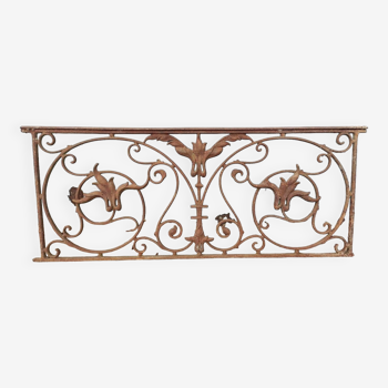 Wrought iron balcony railing