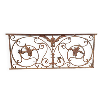 Wrought iron balcony railing