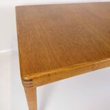 Dining Table Made In Oak With Tapped Collections By Henry W. Klein For Bramin From 1960s