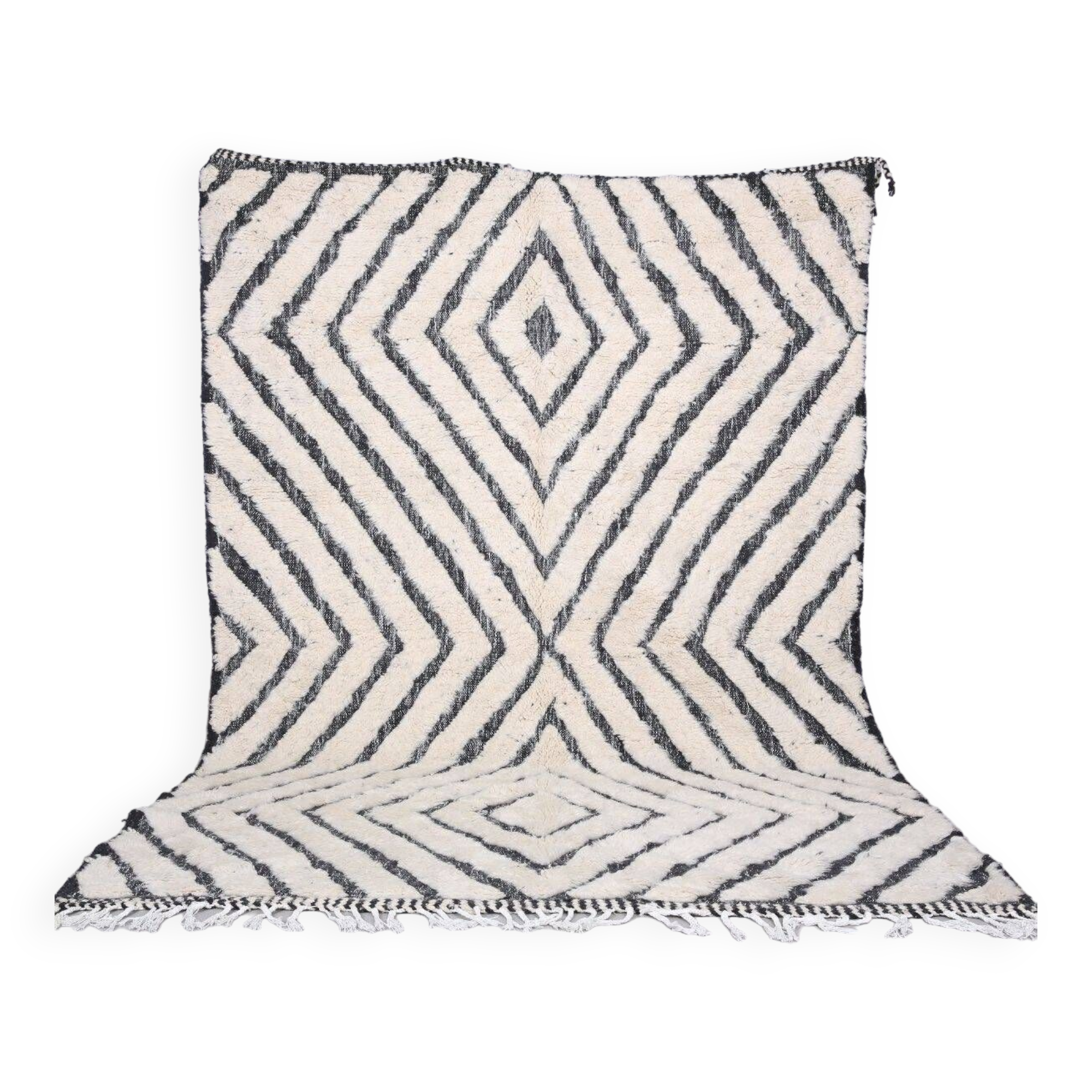 Handmade wool Berber rug 300X200 cm