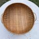 Panier rond en bambou asiatique