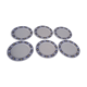 6 flat plates Villeroy and Boch model Cadiz Clacquesin diam 24 cm