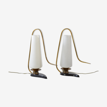Pair of table lamps 1950