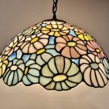 Tiffany glass paste floral suspension