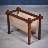 Magazine Rack in Rosewood by Theodor Skjøde Knudsen for Ateljé Forma, Denmark, 1960s