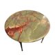 Table basse bronze et onyx