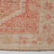 Geometric handmade oushak rug 226x121cm