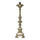 Pied de lampe bronze doré tripode hauteur 50 cm