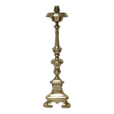 Pied de lampe bronze doré tripode hauteur 50 cm