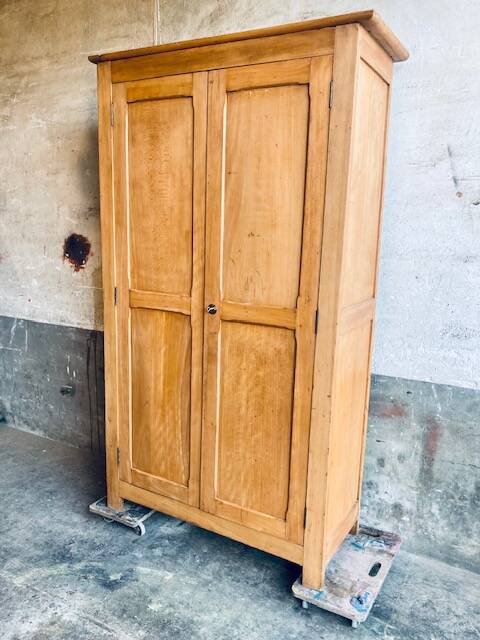 Parisian blond wood wardrobe