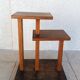 Vintage walnut burl stool