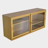 Danish mid century display bookcase cabinet in oak by Børge Mogensen, 1960s