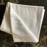 Old single sheet in cotton / linen dimension: 290 x 230 cm-