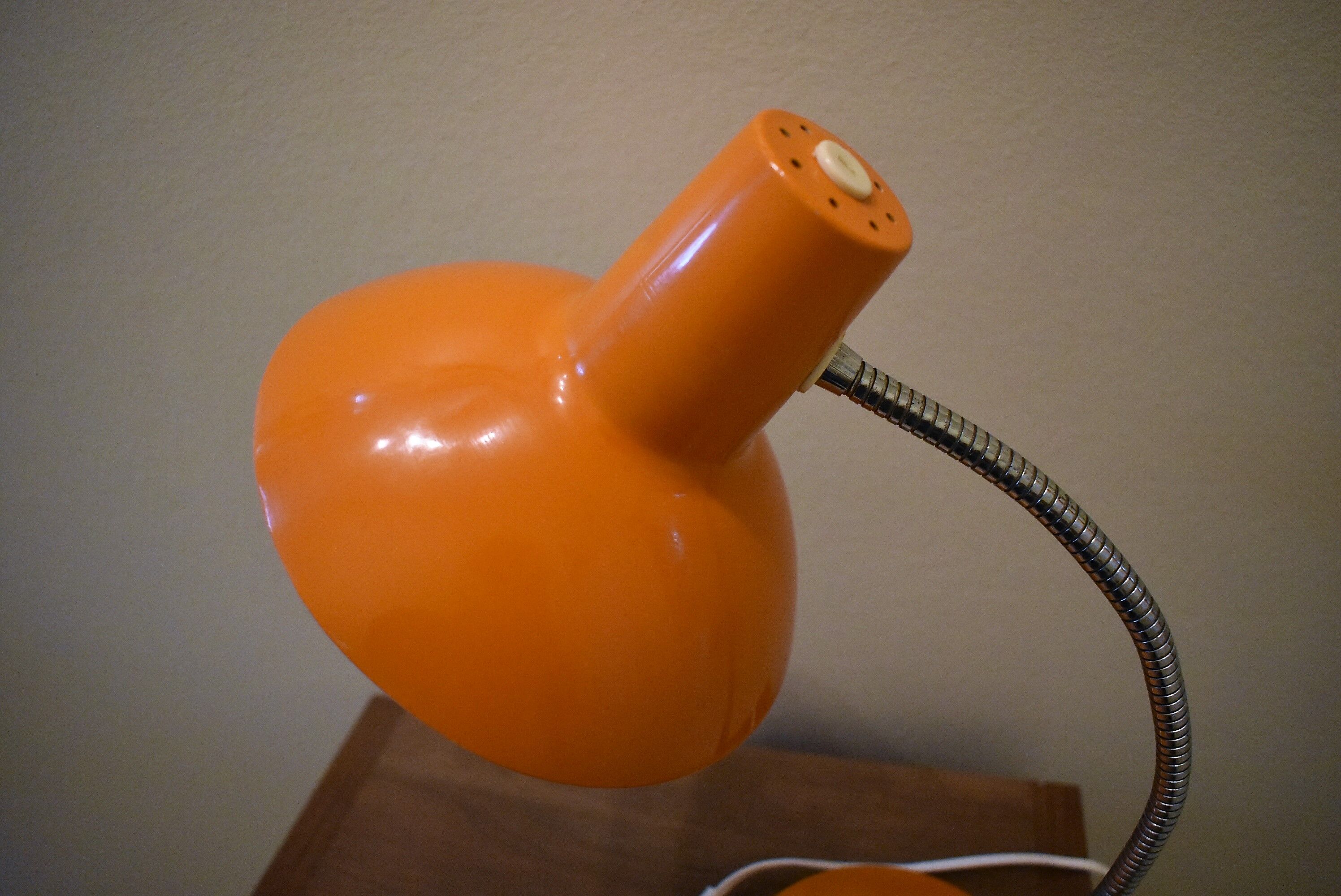 Vintage Orange desk lamp