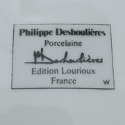 Porcelain coffee service by Philippe Deshoulieres