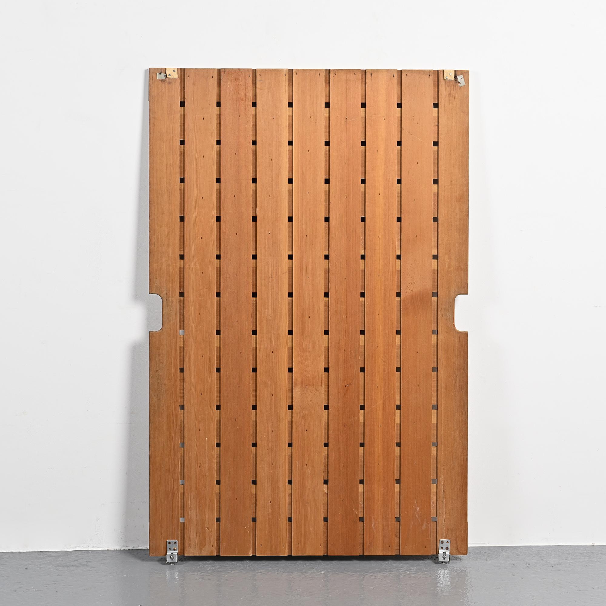Sliding panel, Charlotte Perriand for the Hôtel La Cascade, Les Arcs 1600